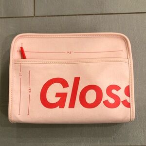 Glossier Pink Makeup Bag